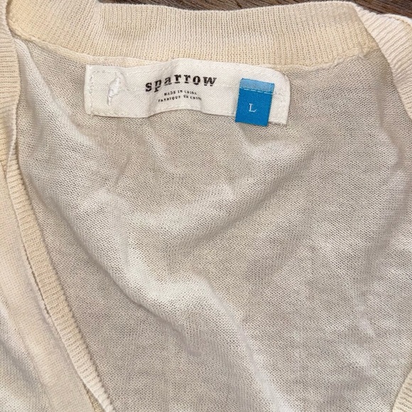 Anthropologie • Sparrow • Cotton Ruffle Cardigan - Picture 4 of 7